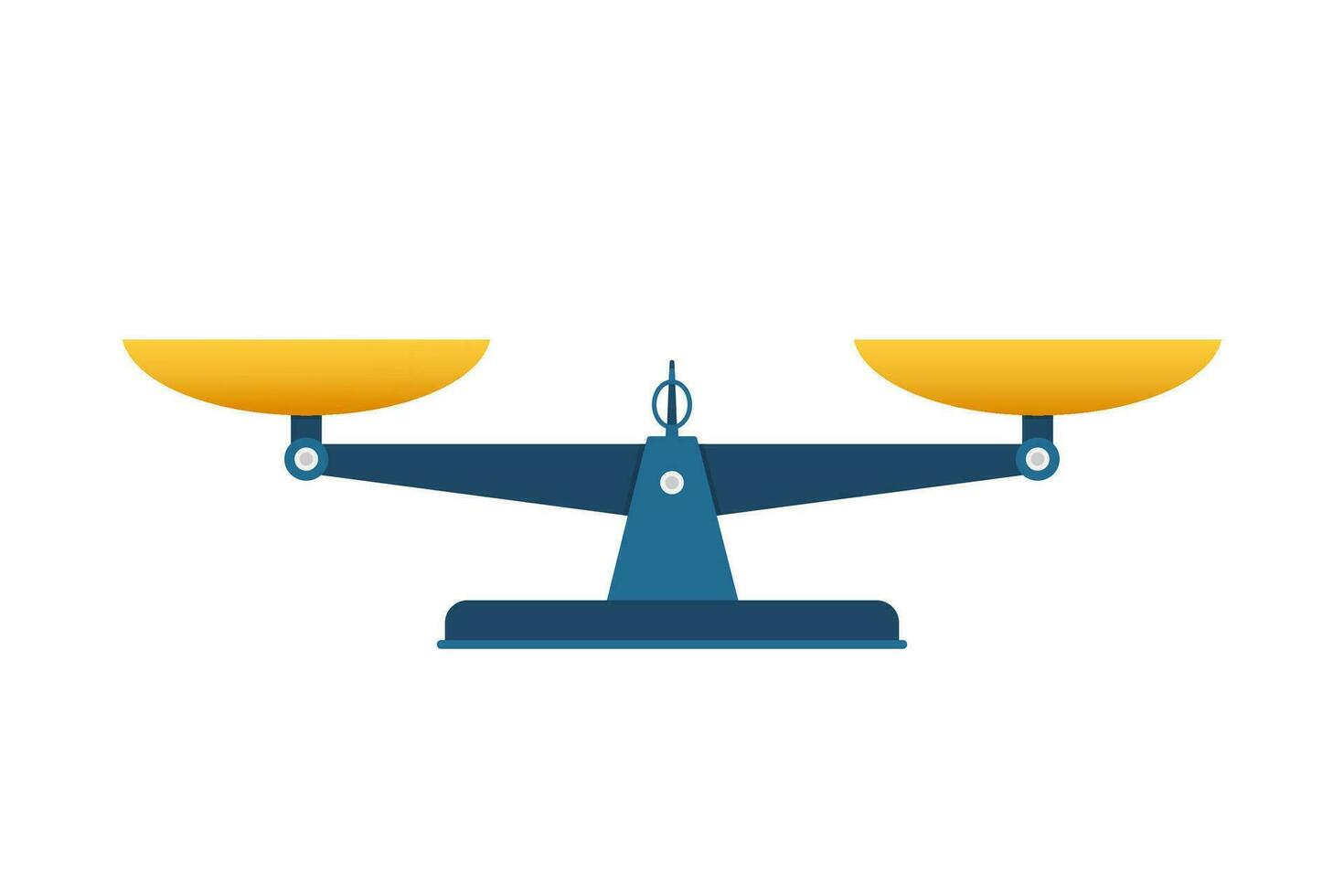 Scales icon. Libra isolated on white background. Vector stock illustration