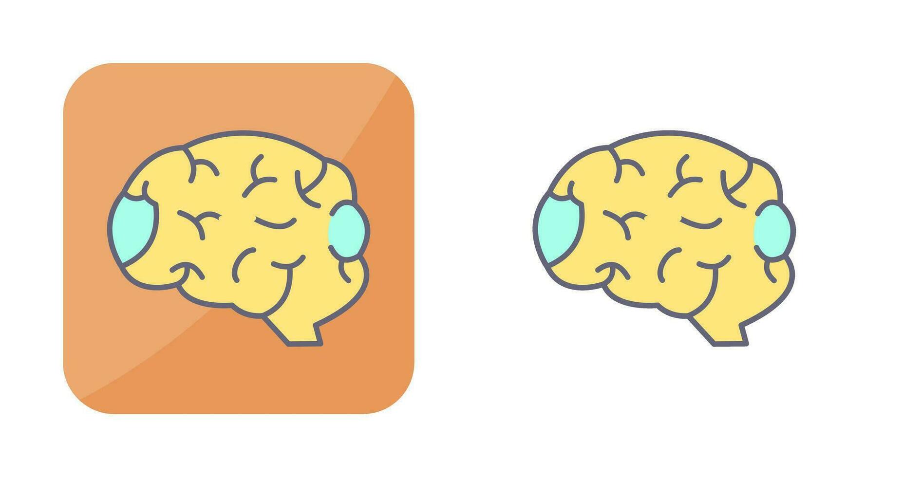 icono de vector de cerebro