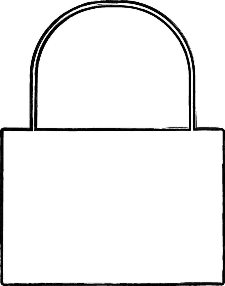 Lock icon for decoration and design. vector