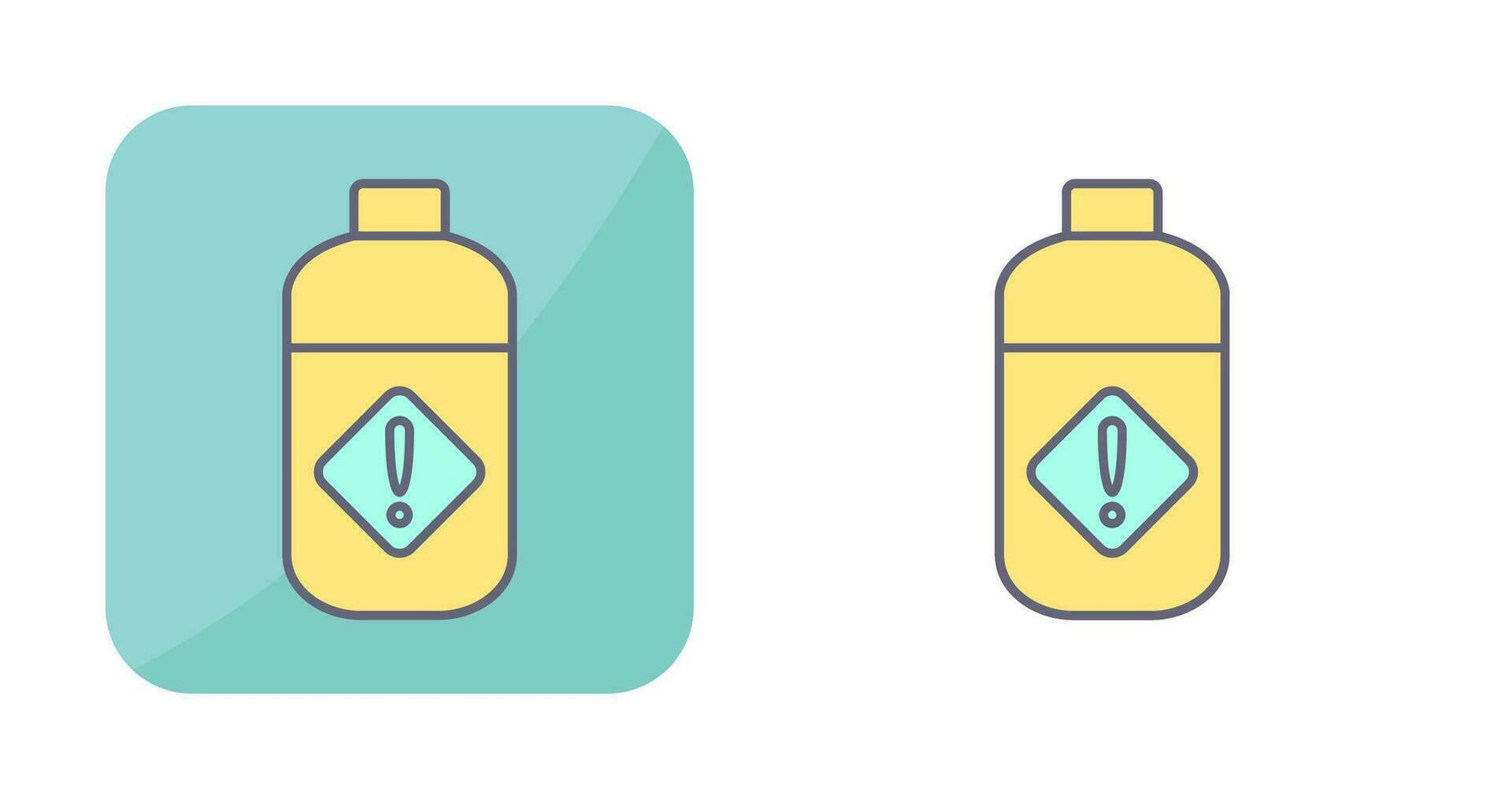 Pesticide Bottle Vector Icon