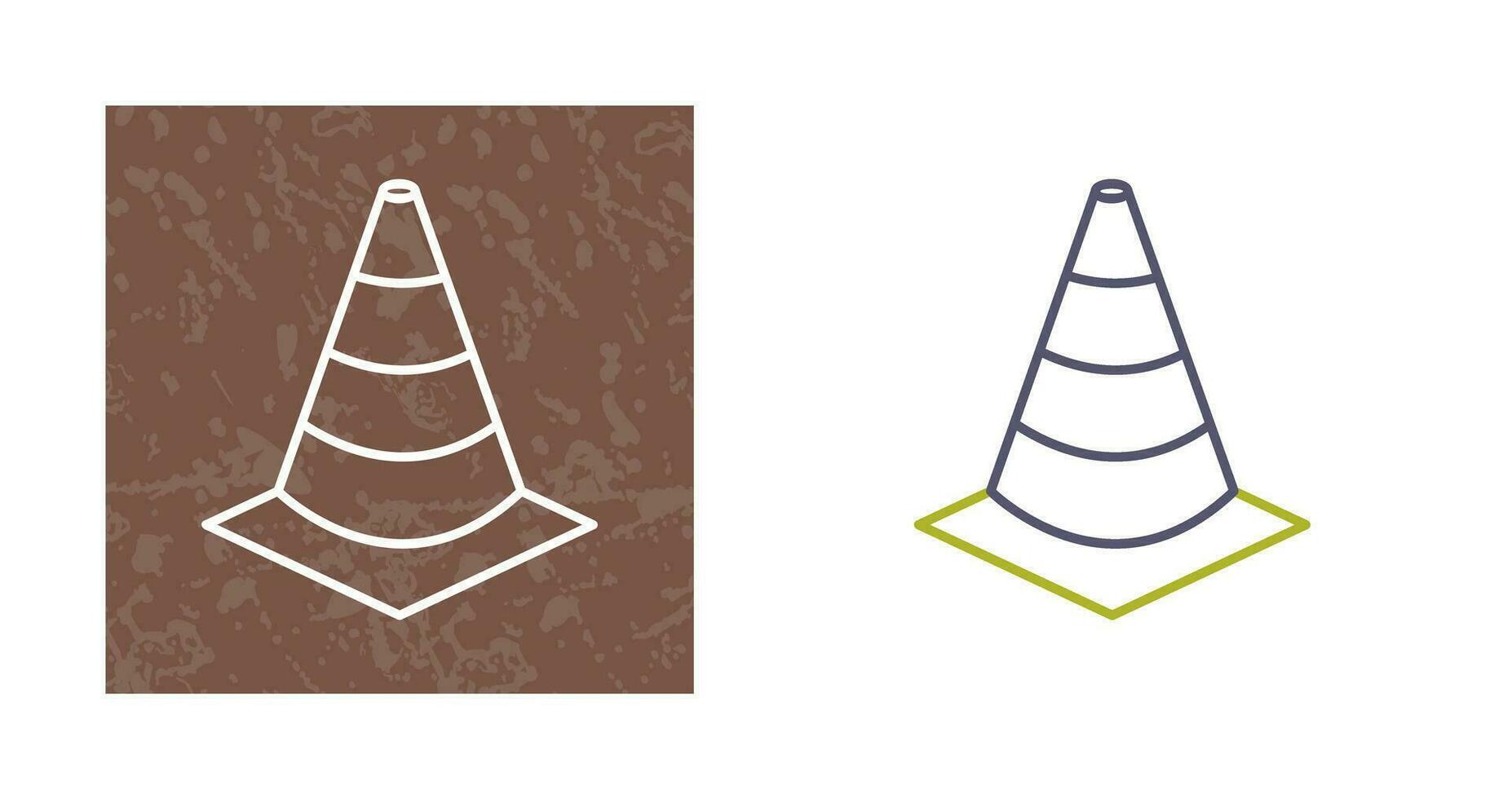 Unique Cone Vector Icon