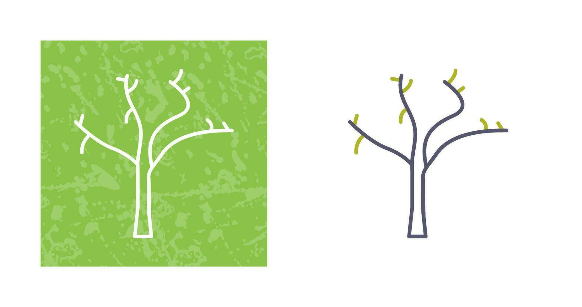 Tree with no Leaves Vector Icon