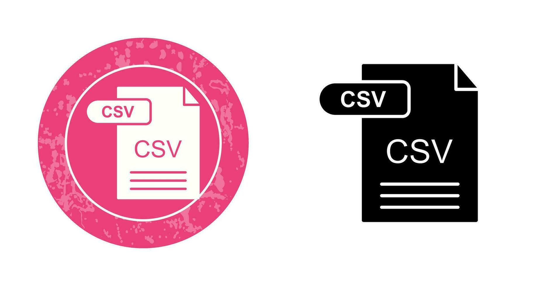 CSV Vector Icon