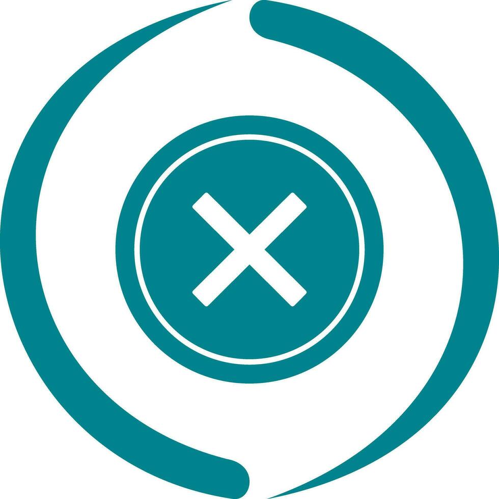 Do Not Cross Vector Icon