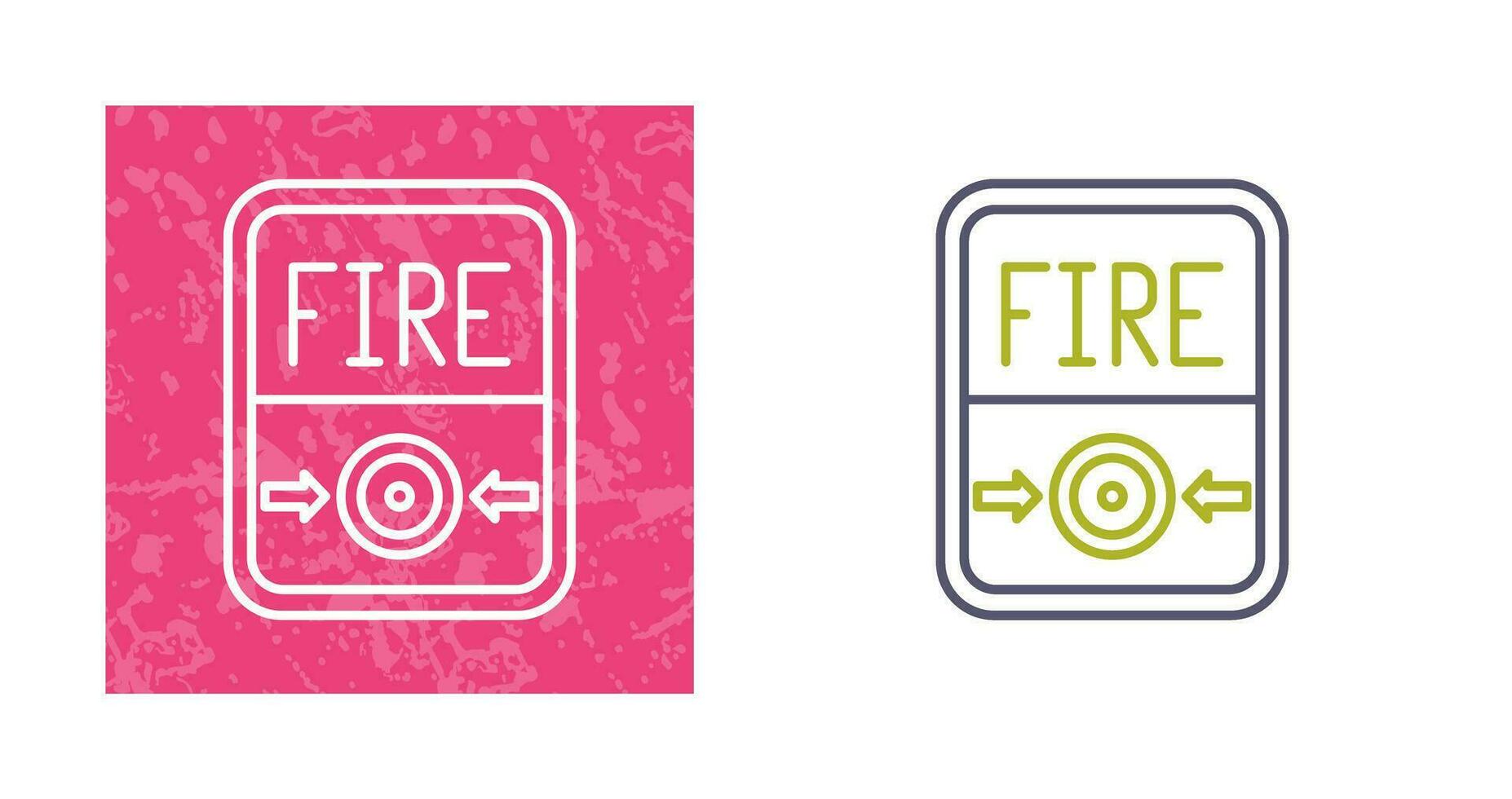 Fire Button Vector Icon
