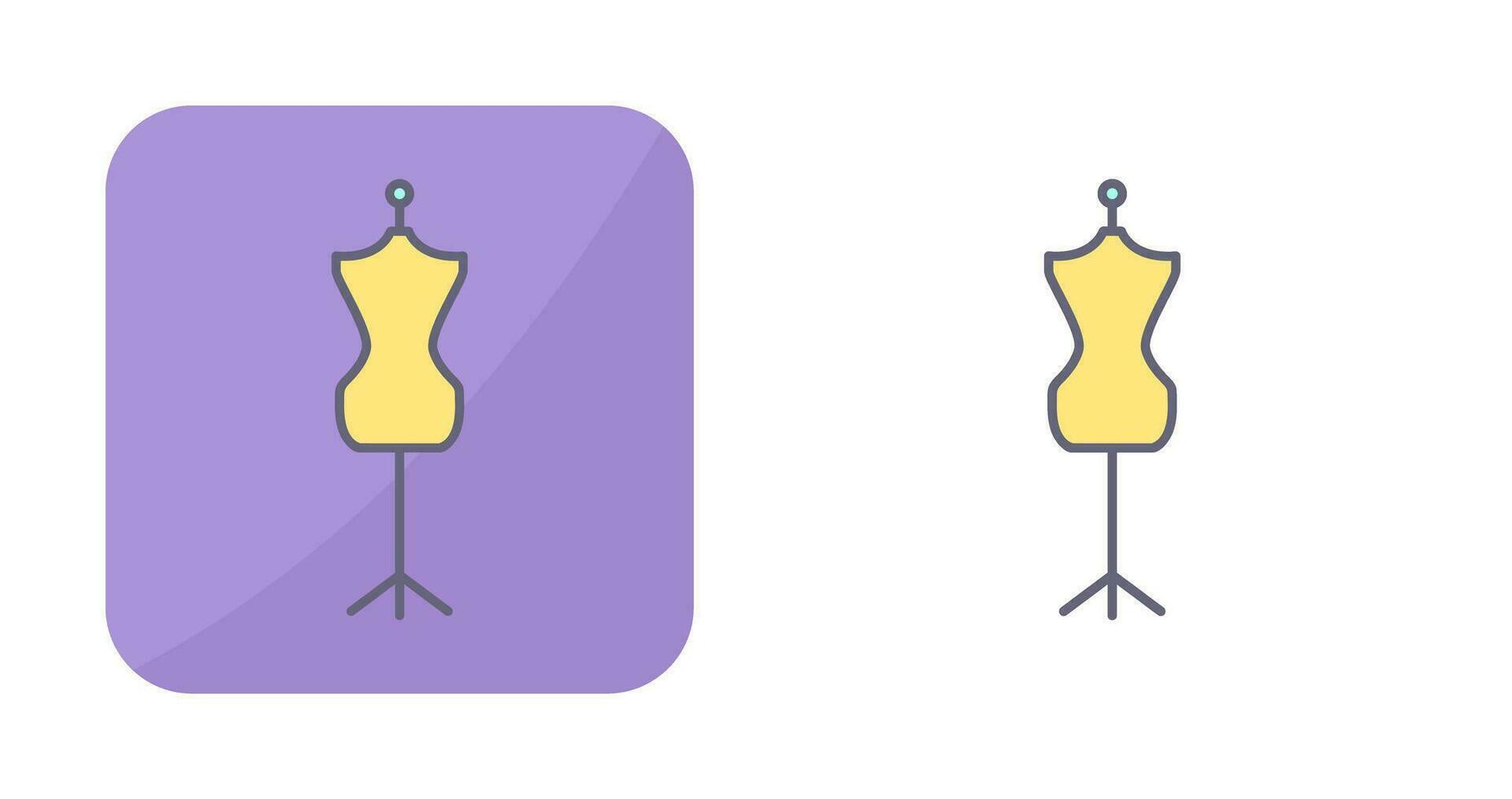 Dress Holder Vector Icon