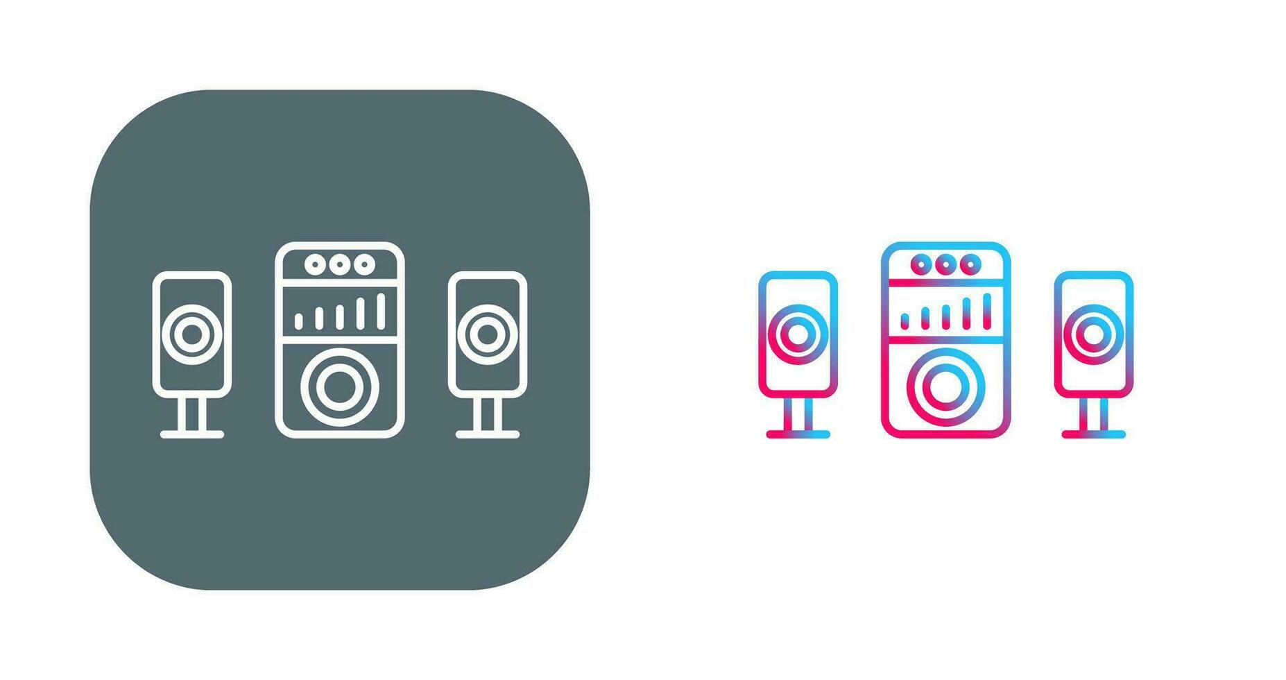 Sound System Vector Icon