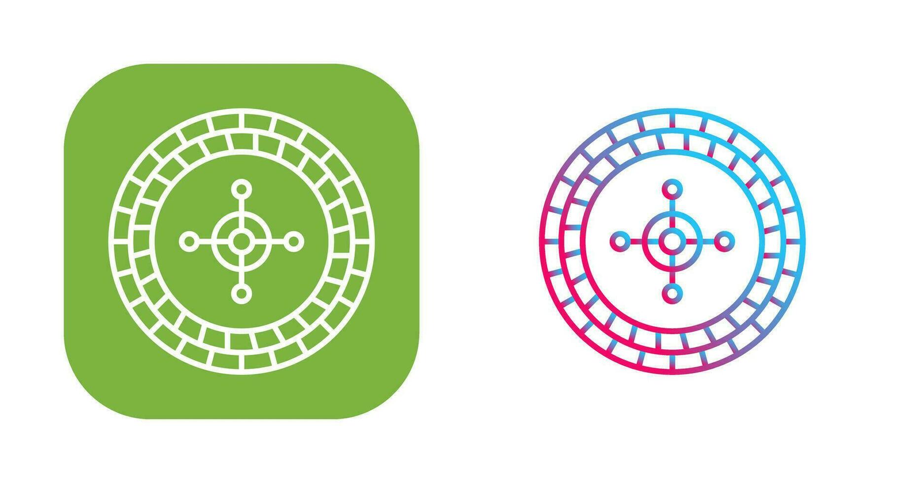 icono de vector de ruleta