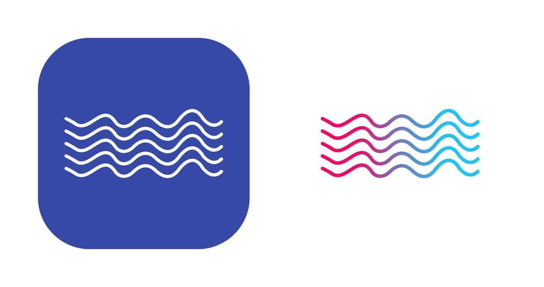 Magnetic Waves Vector Icon