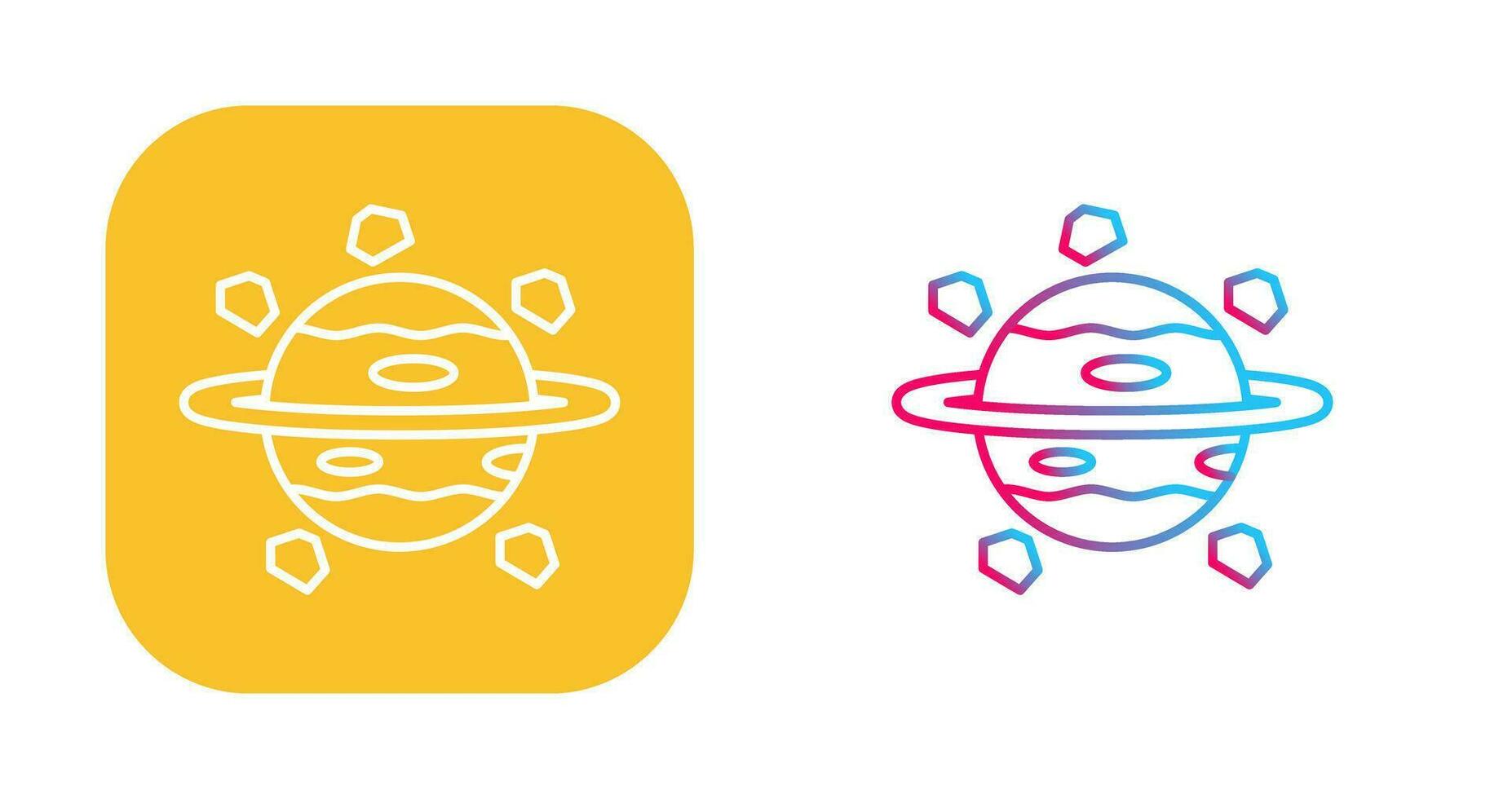 Saturn Vector Icon