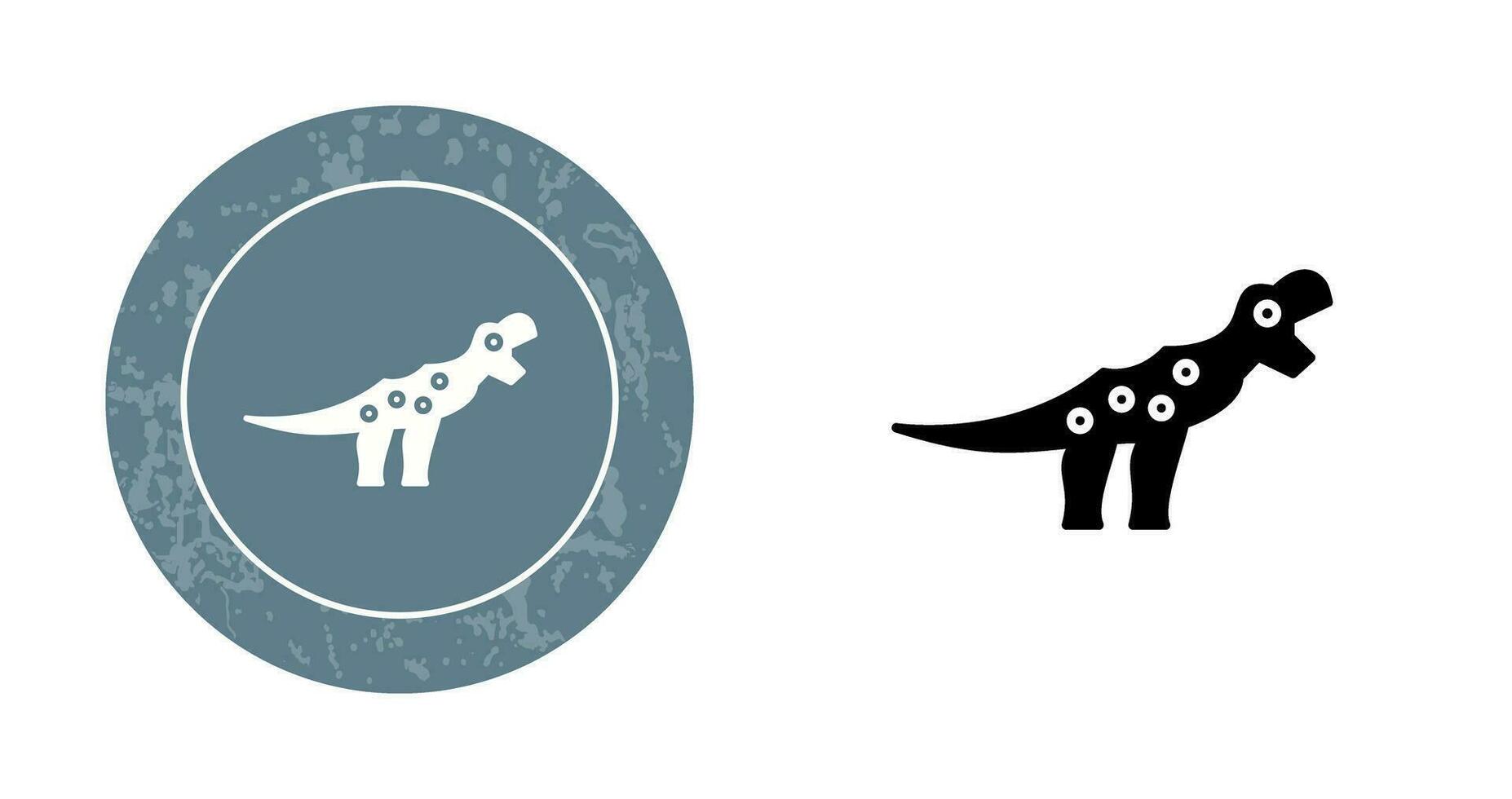 icono de vector de dinosaurio