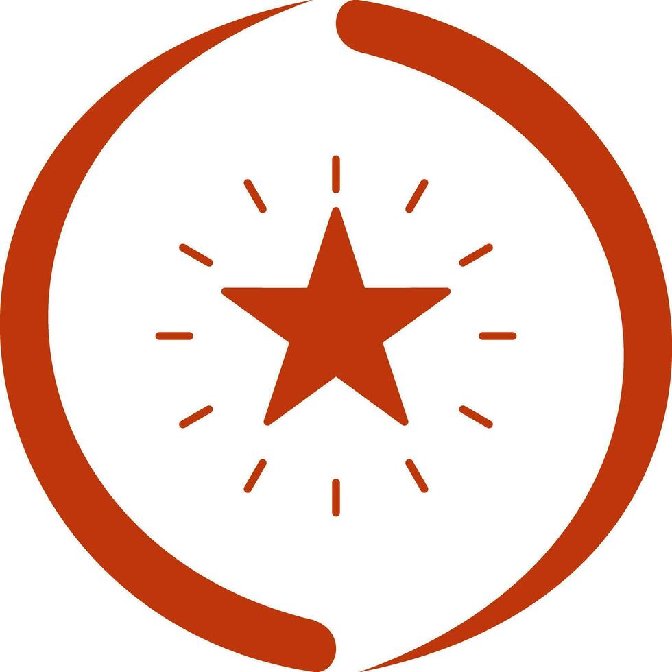 Unique Star Vector Icon