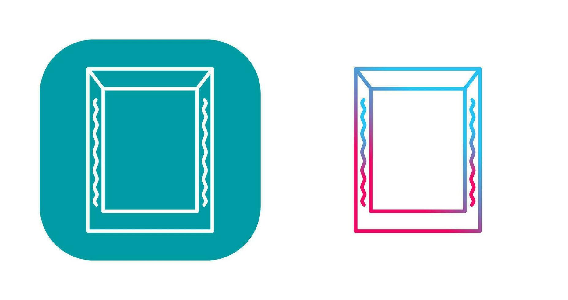 Unique Frame Vector Icon