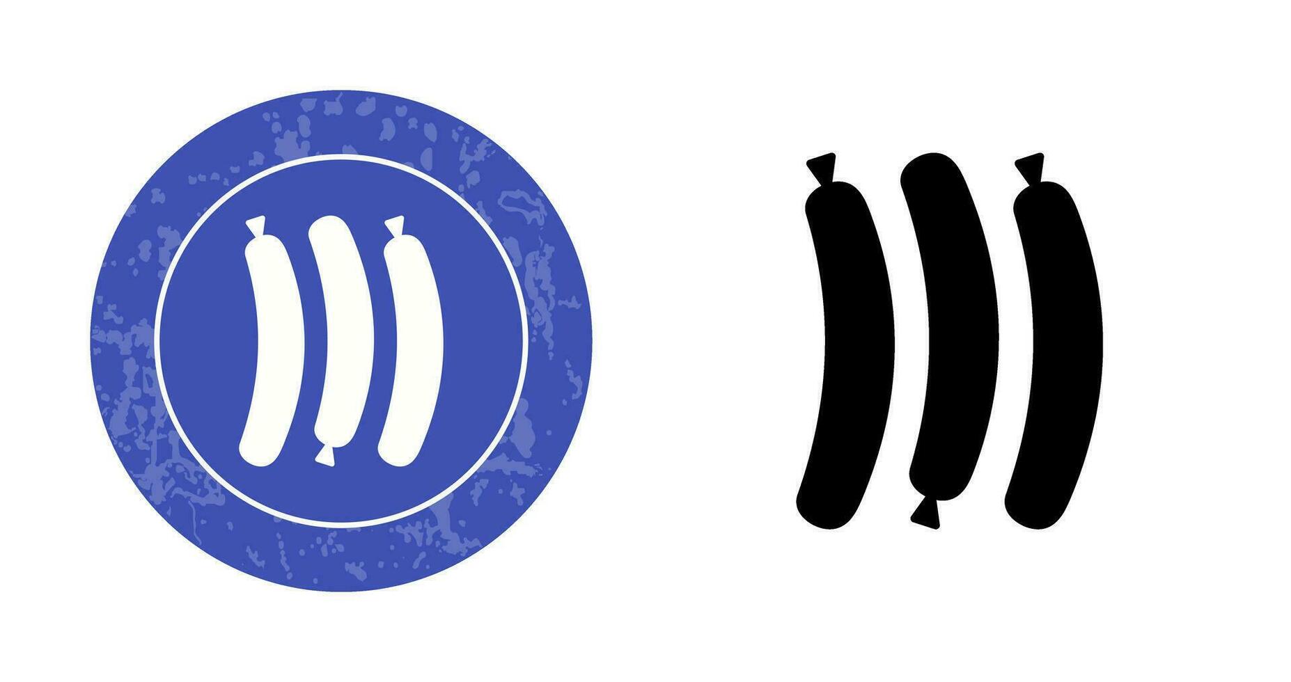 Hot Sausage Vector Icon