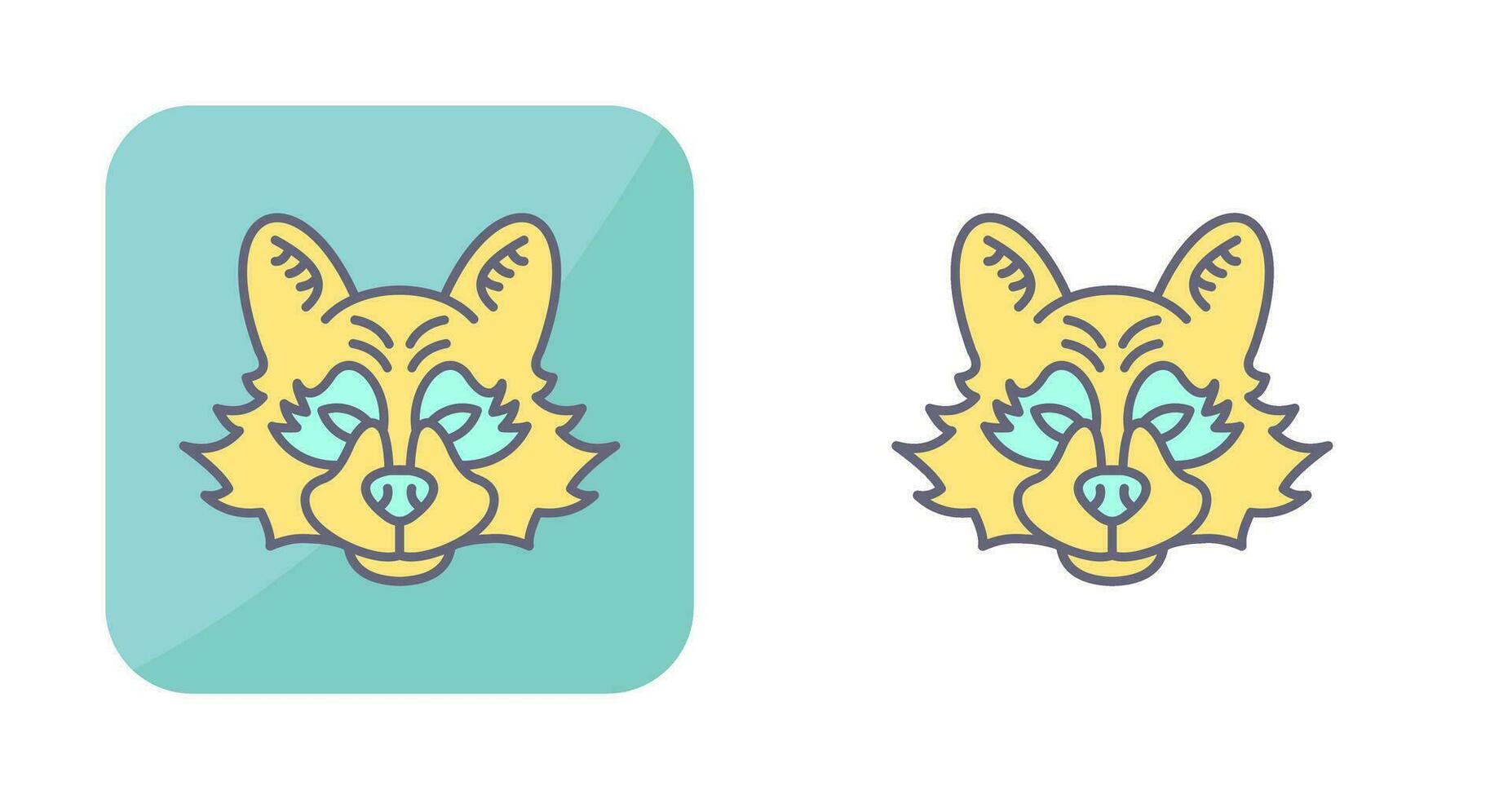 Raccoon Vector Icon