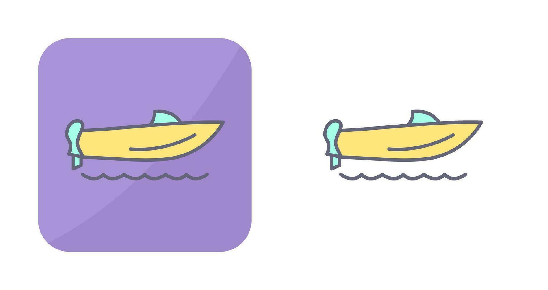 Speed Boat Vector Icon