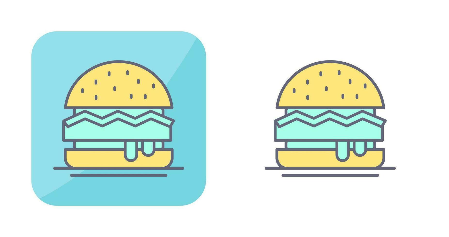 icono de vector de hamburguesa