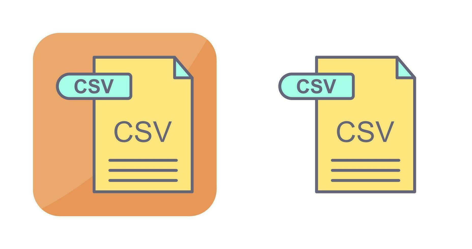 CSV Vector Icon