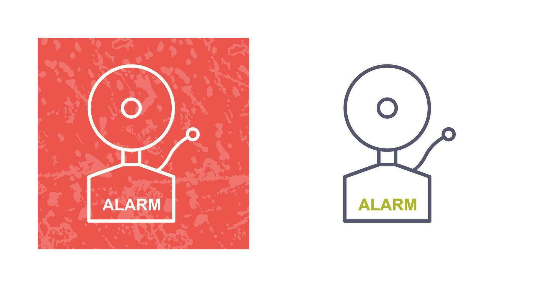 icono de vector de alarmas