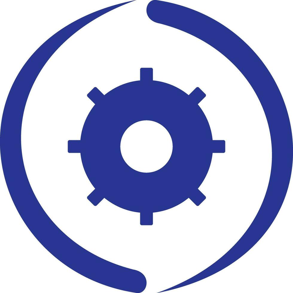 Unique Settings Vector Icon