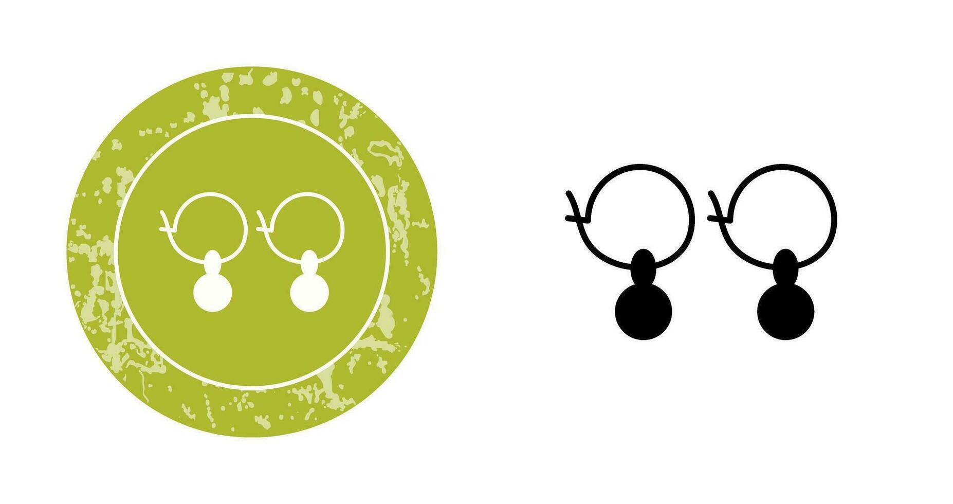 Earrings Vector Icon