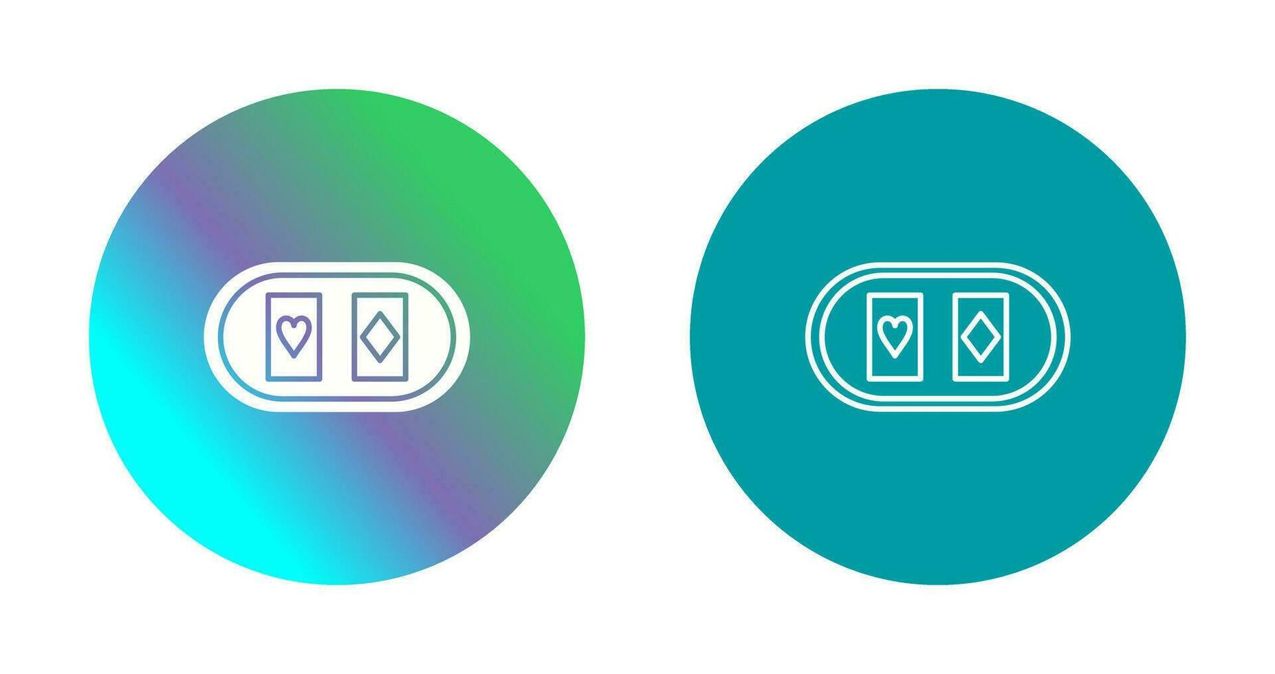 Cards Table Vector Icon