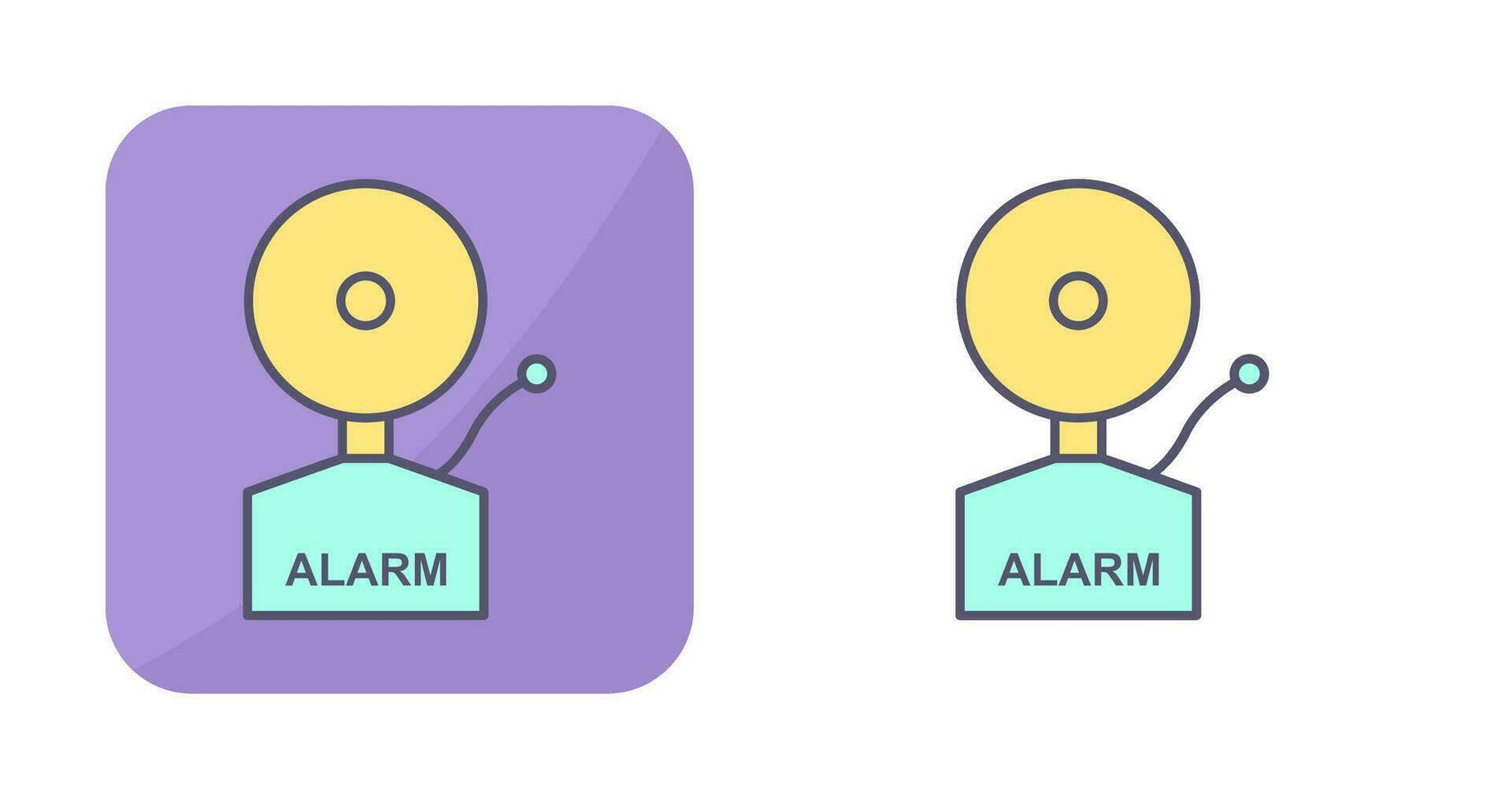 icono de vector de alarmas