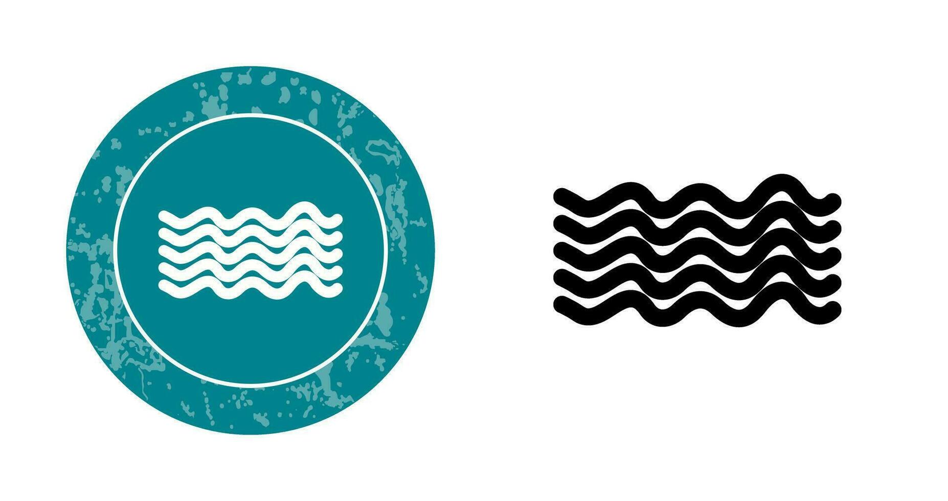 Magnetic Waves Vector Icon