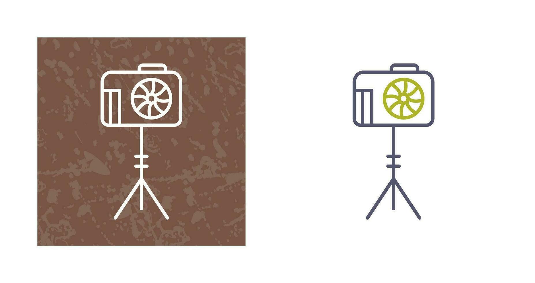 Unique Camera Stand Vector Icon