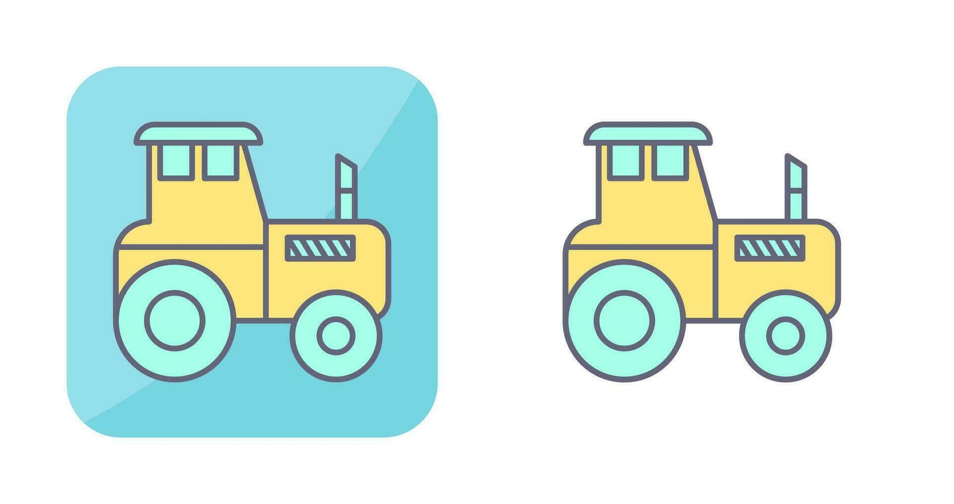 icono de vector de tractor