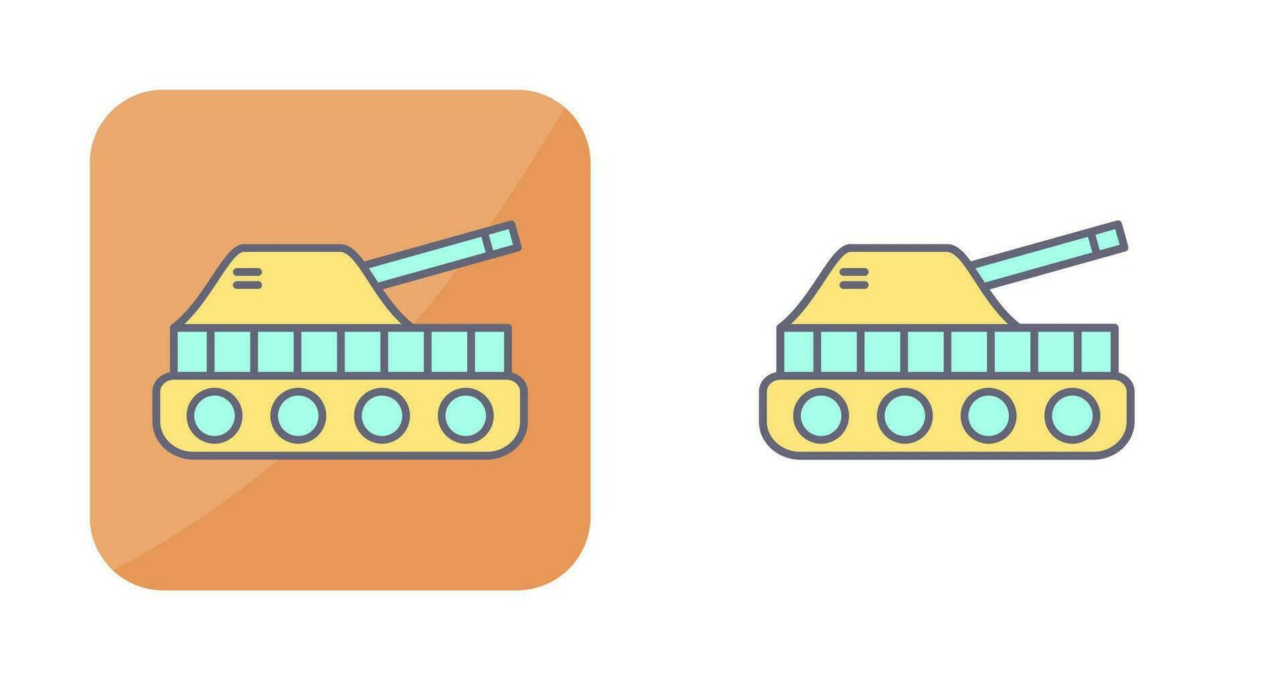 icono de vector de tanque