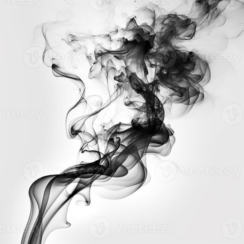 Asbtract Background Black and White Smoke photo