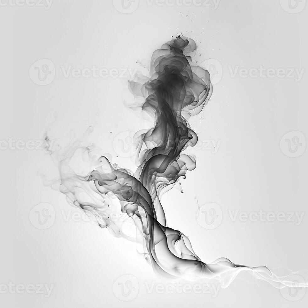 Asbtract Background Black and White Smoke photo