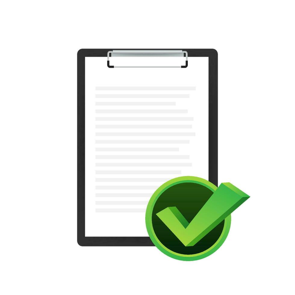 Clipboard with checklist icon. Clipboard with checklist icon for web. Vector illustration