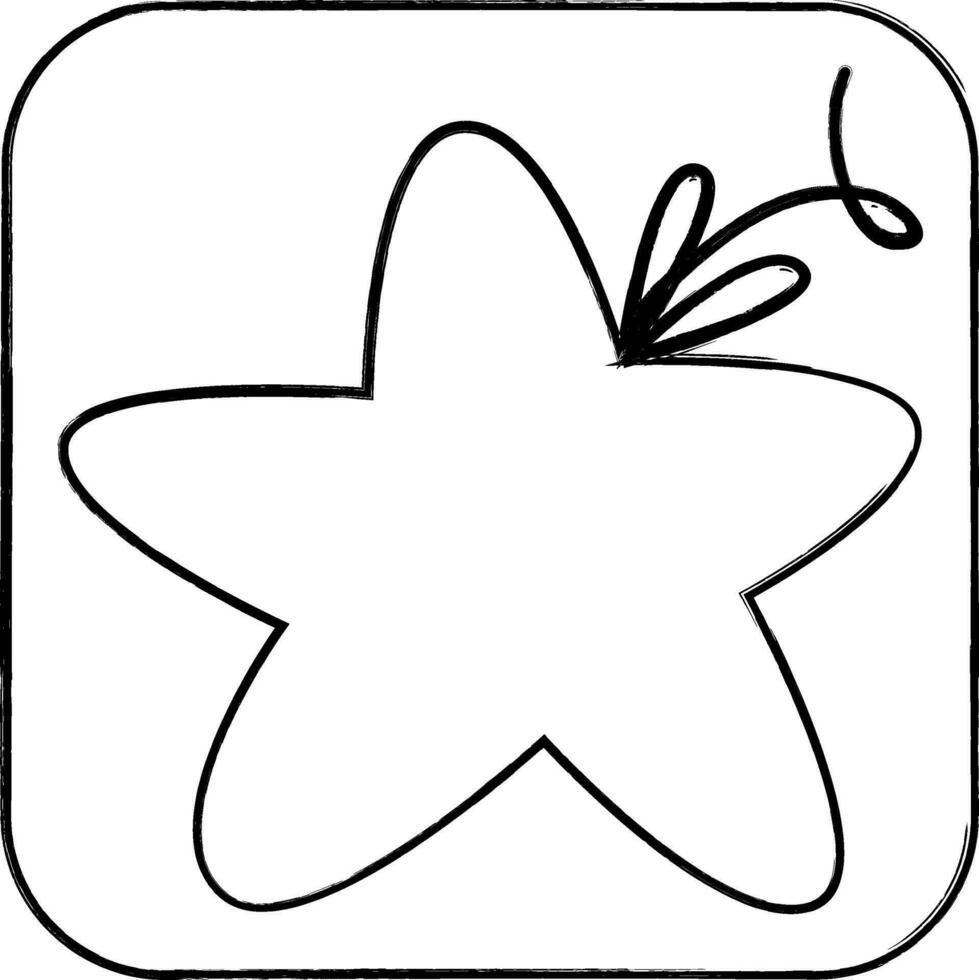 estrella Navidad icono para diseño. vector