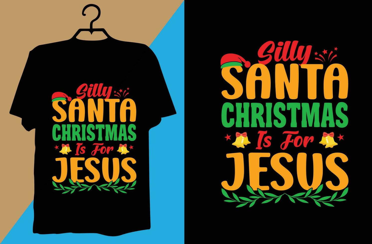 Christmas T-shirt design vector