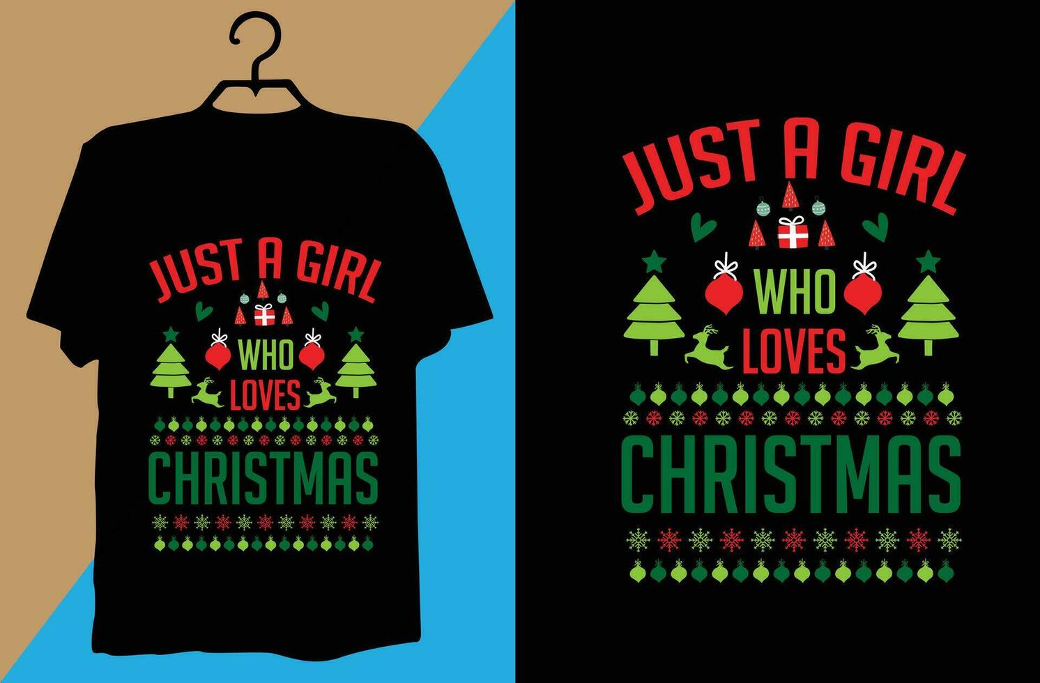 Christmas T-shirt design vector