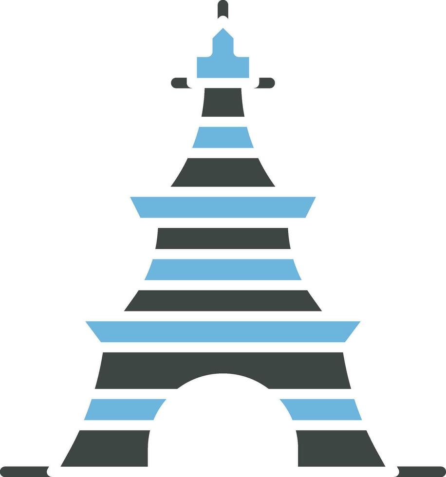 Paris Fashion Show Icon Image. vector