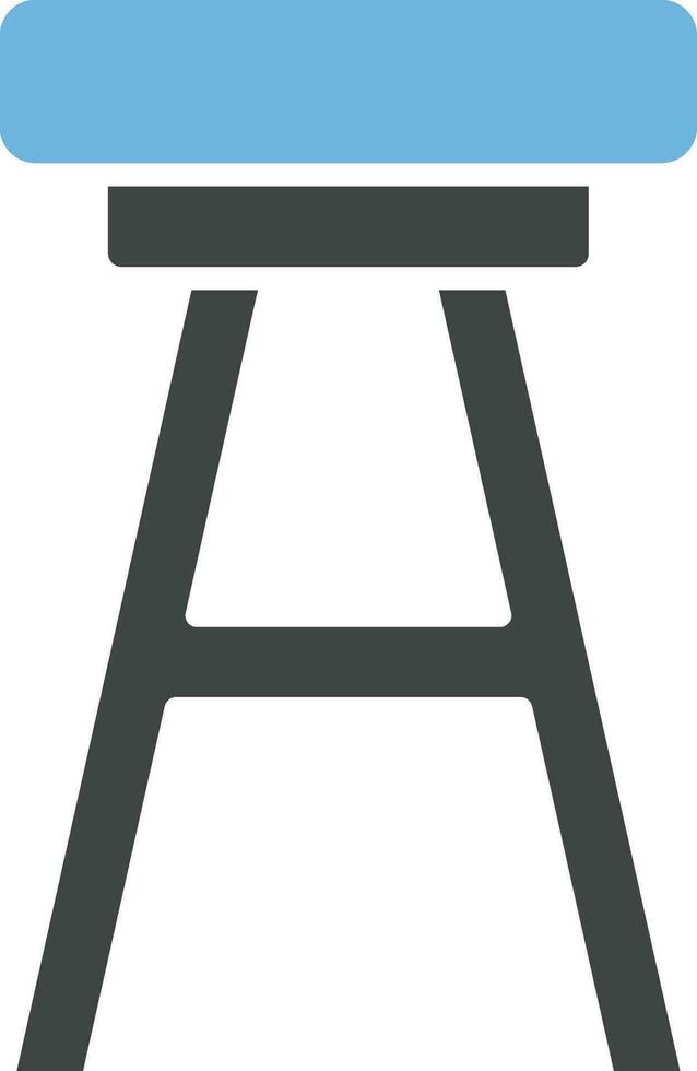 Stool Icon Image. vector