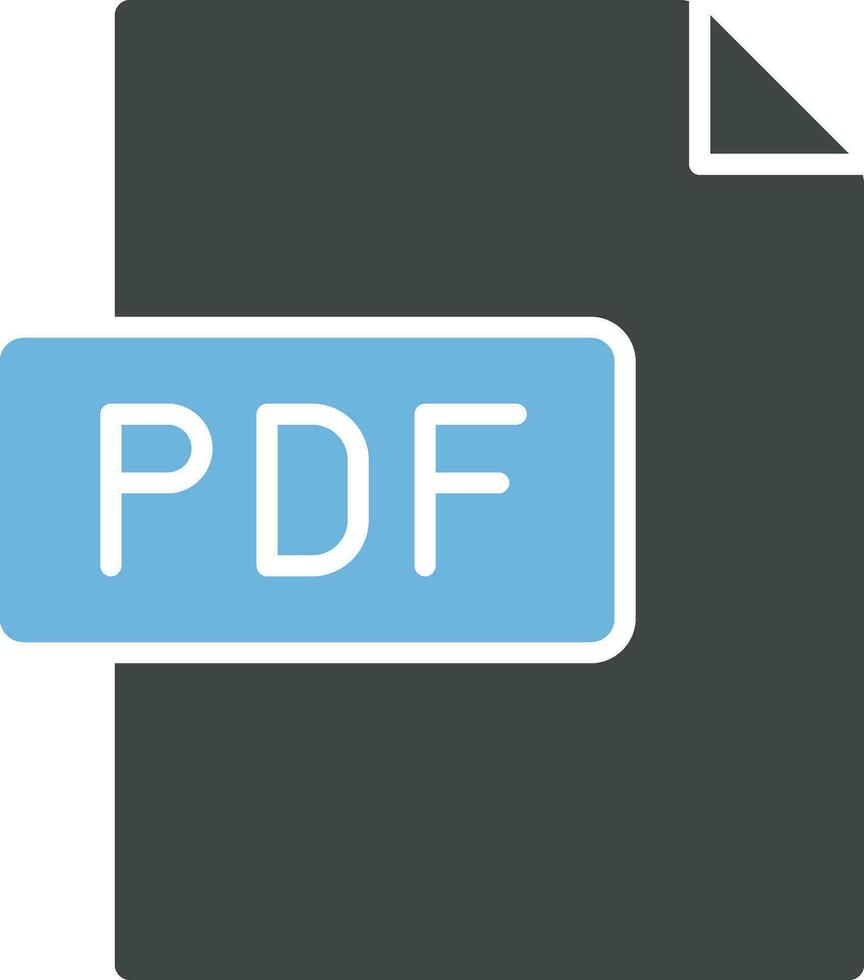 Pdf Icon Image. vector