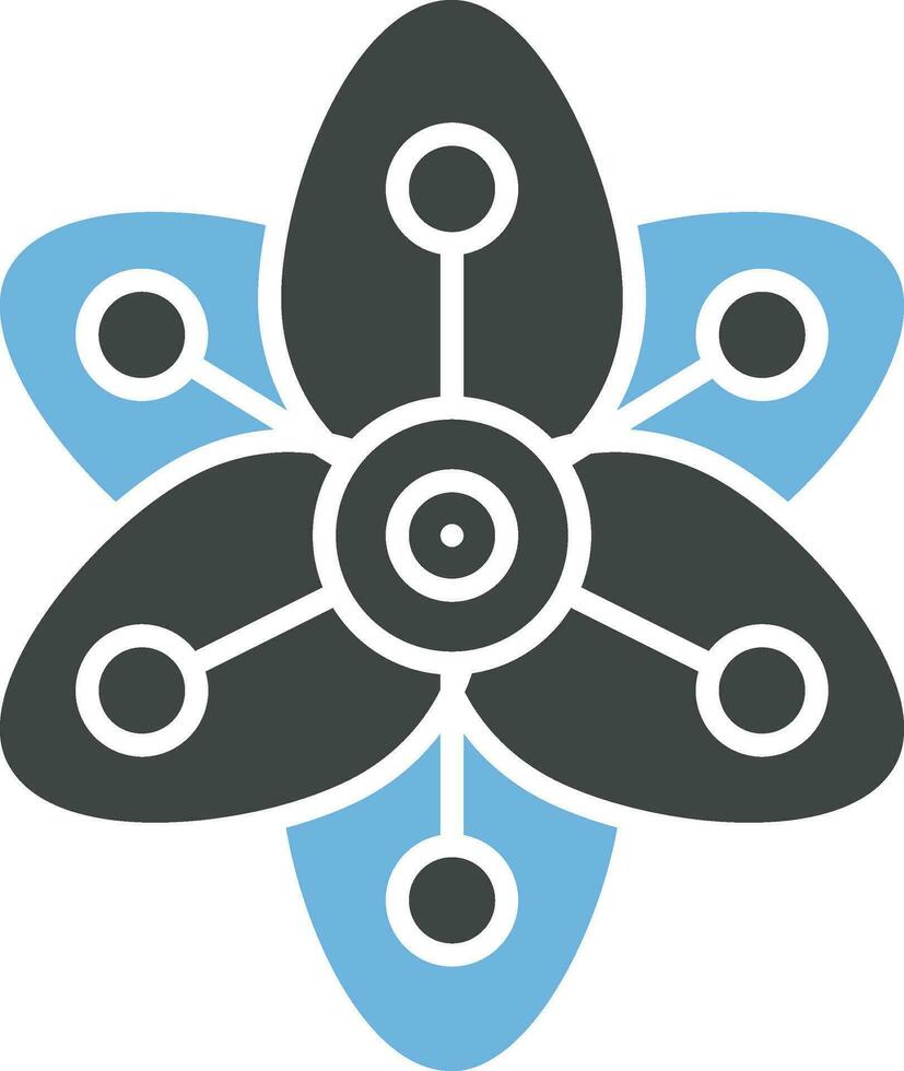 Tiger Lily Icon Image. vector
