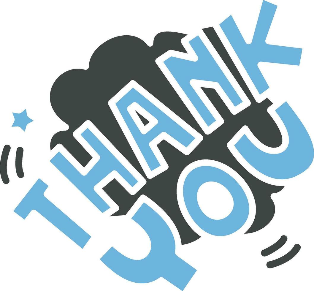 Thankyou Icon Image. vector