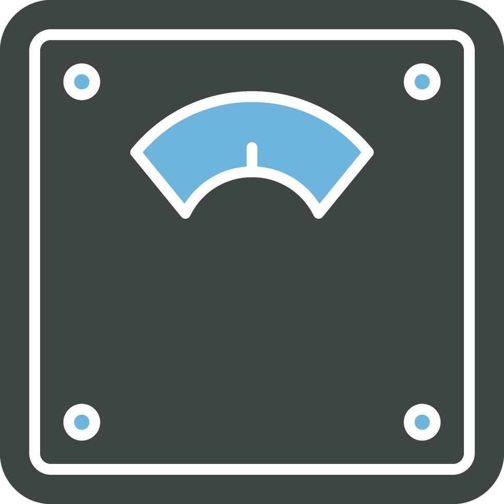 Weight Scale Icon Image. vector
