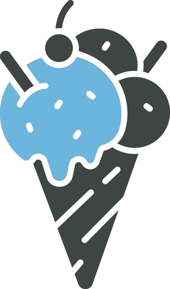 Ice Cream Icon Image. vector