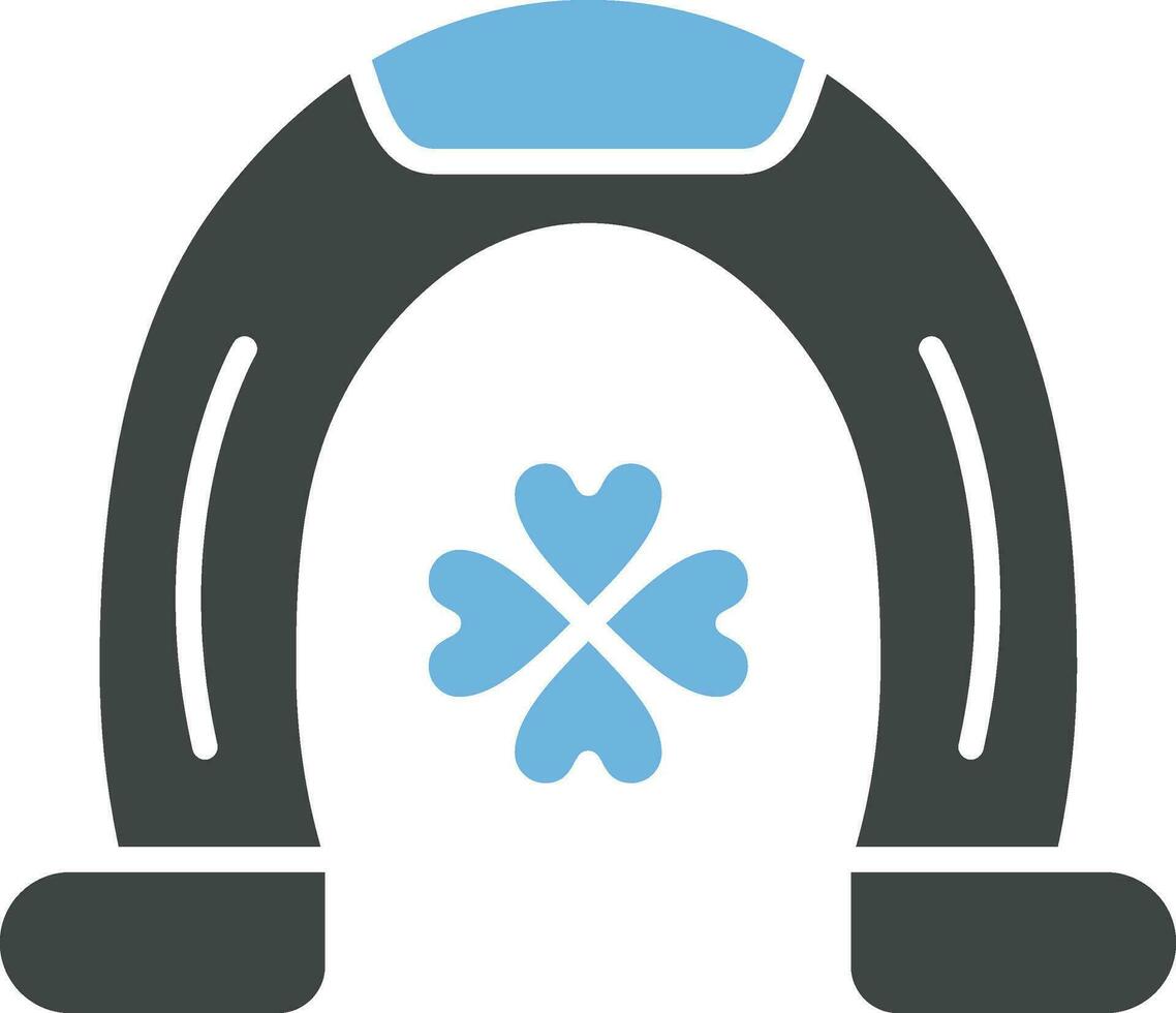 Horseshoe Icon Image. vector