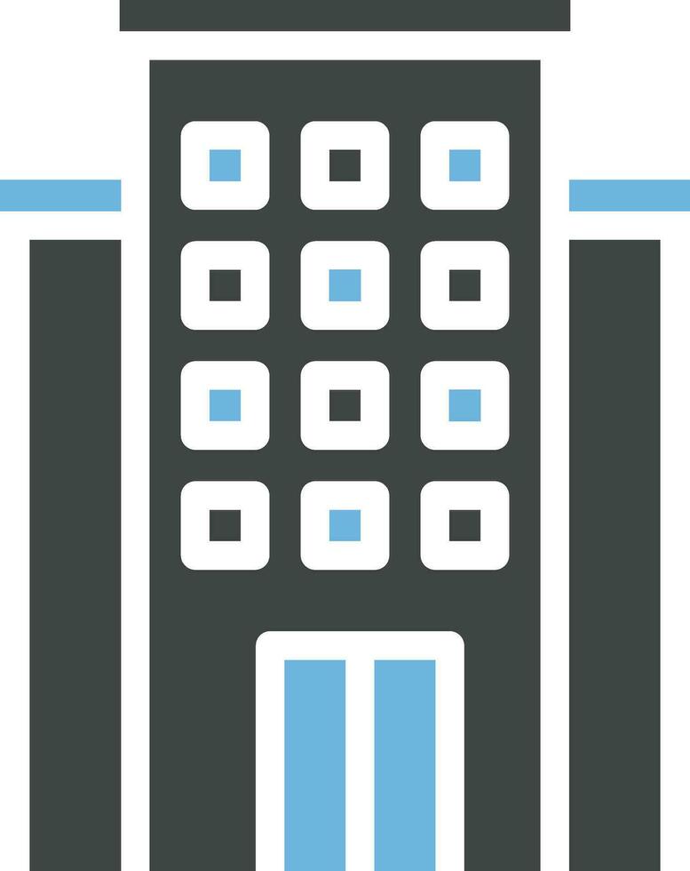 Hotel Icon Image. vector