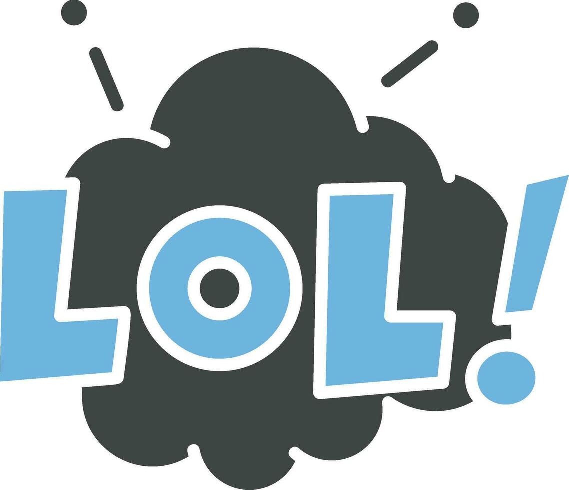 Lol Icon Icon Image. vector