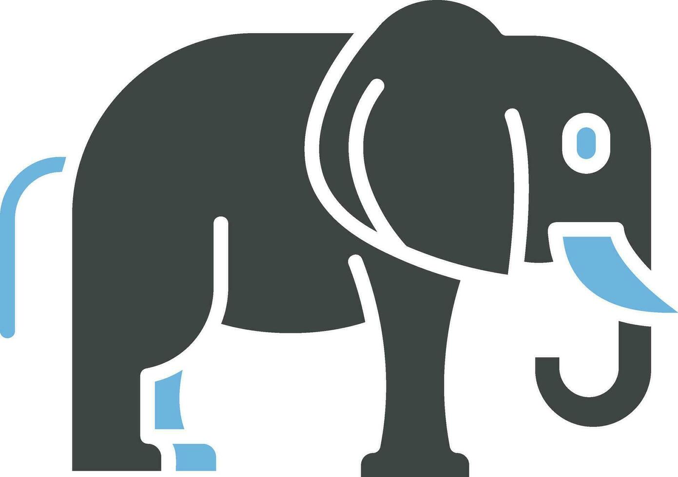 elefante icono imagen. vector