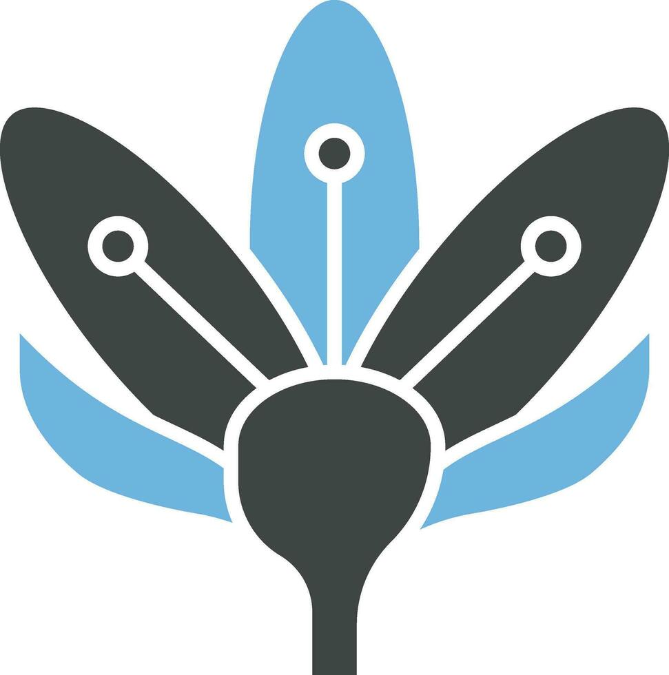 Crocus Icon Image. vector