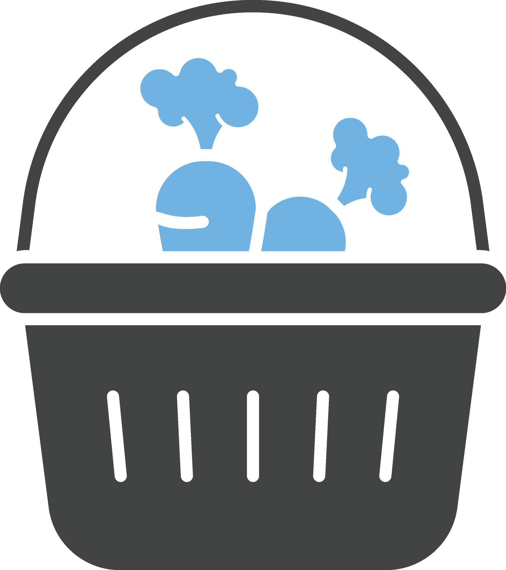 Carrots in Basket Icon Image. 29918088 Vector Art at Vecteezy